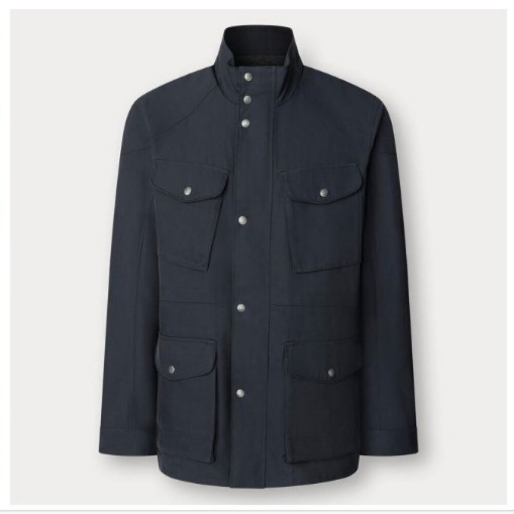 NEW! Hackett Velospeed Jacket In Midnight - Size Medium